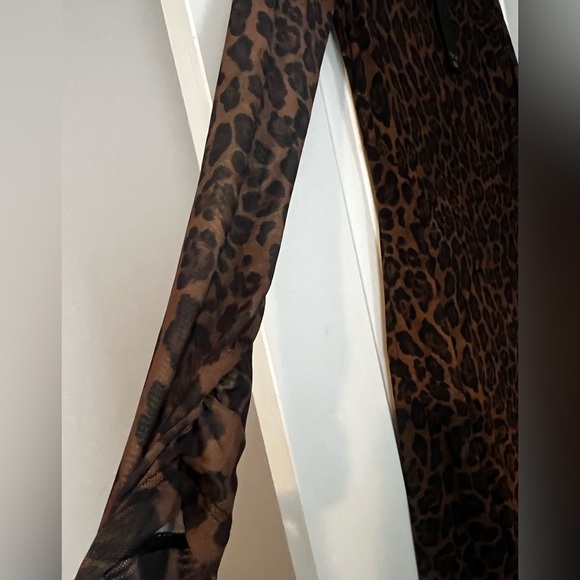 Marshall’s Mesh Leopard Maxi Dress - Picture 4 of 7